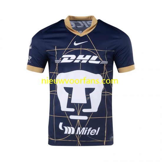 Pumas UNAM Heren Shirt met Bedrukking Uit 2024-2025 Korte Mouw