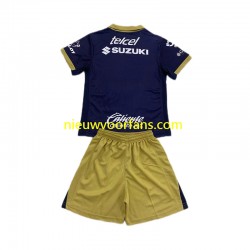 Pumas UNAM Kind Shirt met Bedrukking Uit 2024-2025 Korte Mouw