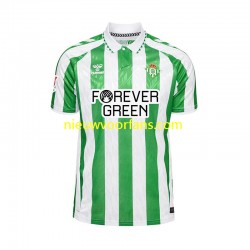 Real Betis Heren Shirt met Bedrukking Thuis 2024-2025 Korte Mouw