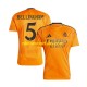Real Madrid Heren Shirt met Bedrukking BELLINGHAM 5 Uit 2024-2025 Korte Mouw