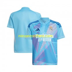 Real Madrid Heren Shirt met Bedrukking Doelman Thuis 2024-2025 Korte Mouw