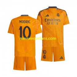 Real Madrid Kind Shirt met Bedrukking Luka Modrić 10 Uit 2024-2025 Korte Mouw