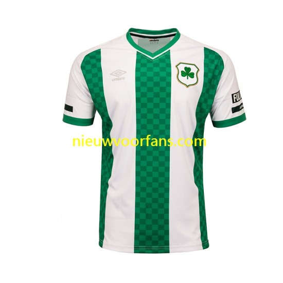 Shamrock Rovers Heren Shirt met Bedrukking Centenary Thuis 2023 Korte Mouw
