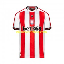 Stoke City Heren Shirt met Bedrukking Thuis 2024-2025 Korte Mouw
