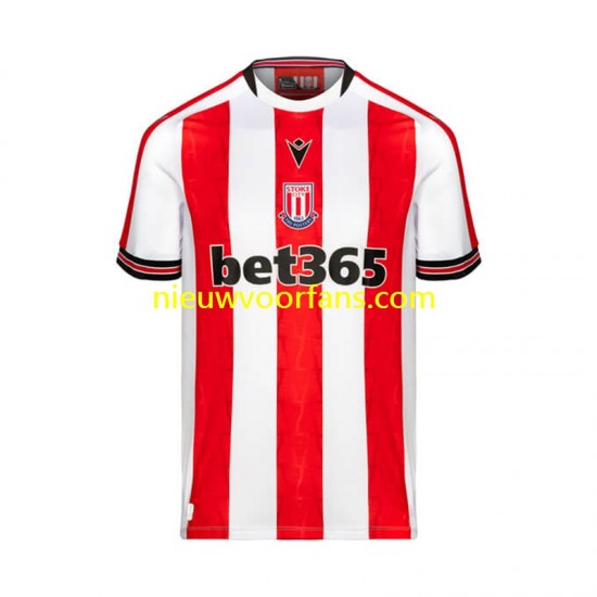 Stoke City Heren Shirt met Bedrukking Thuis 2024-2025 Korte Mouw