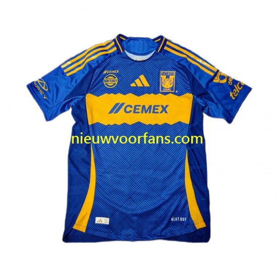 Tigres UANL Heren Shirt met Bedrukking Uit 2024-2025 Korte Mouw