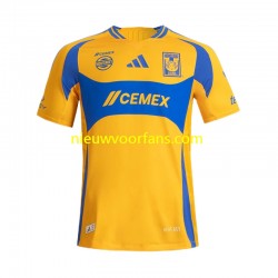 Tigres UANL Heren Shirt met Bedrukking Thuis 2024-2025 Korte Mouw