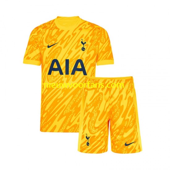 Tottenham Hotspur Kind Shirt met Bedrukking Doelman Thuis 2024-2025 Korte Mouw