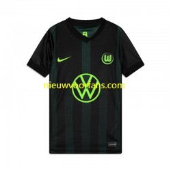 VfL Wolfsburg Heren Shirt met Bedrukking Uit 2024-2025 Korte Mouw