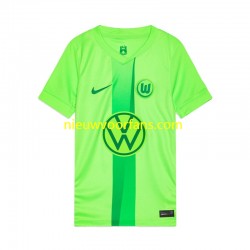 VfL Wolfsburg Heren Shirt met Bedrukking Thuis 2024-2025 Korte Mouw