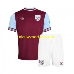 West Ham United Kind Shirt met Bedrukking Thuis 2024-2025 Korte Mouw