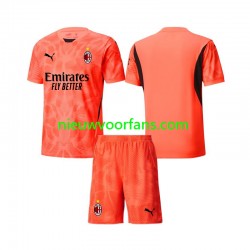 AC Milan Kind Shirt met Bedrukking Doelman Vierde 2024-2025 Korte Mouw