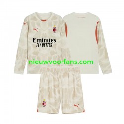 AC Milan Kind Shirt met Bedrukking Doelman Derde 2024-2025 Lange Mouw