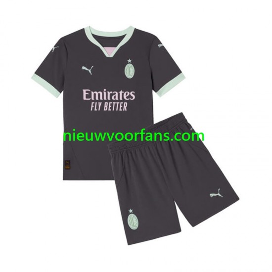 AC Milan Kind Shirt met Bedrukking Derde 2024-2025 Korte Mouw