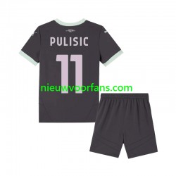 AC Milan Kind Shirt met Bedrukking Pulisic 11 Derde 2024-2025 Korte Mouw