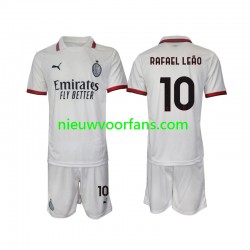 AC Milan Kind Shirt met Bedrukking Rafael Leao 10 Uit 2024-2025 Korte Mouw