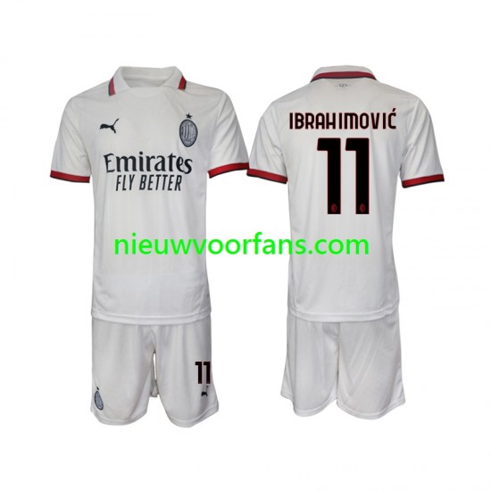AC Milan Kind Shirt met Bedrukking Ibrahimović 11 Uit 2024-2025 Korte Mouw