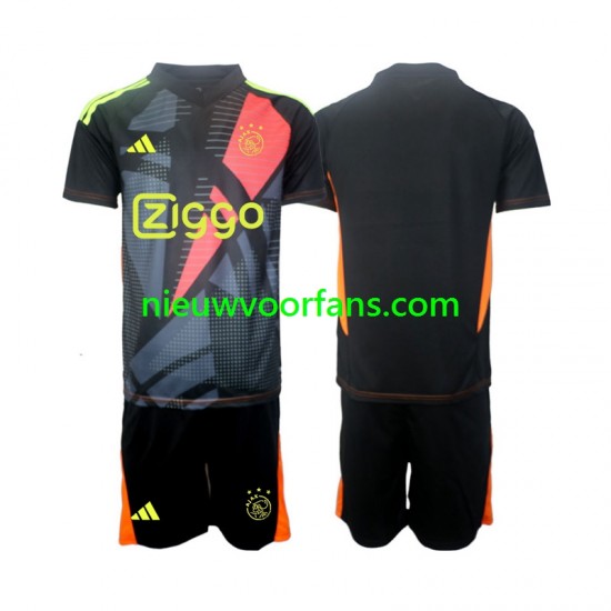 AFC Ajax Kind Shirt met Bedrukking Doelman Thuis 2024-2025 Korte Mouw