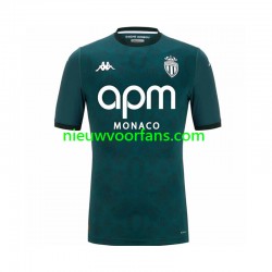 AS Monaco Heren Shirt met Bedrukking Uit 2024-2025 Korte Mouw