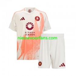 AS Roma Kind Shirt met Bedrukking Uit 2024-2025 Korte Mouw