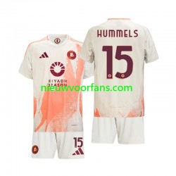 AS Roma Kind Shirt met Bedrukking Mats Hummels 15 Uit 2024-2025 Korte Mouw