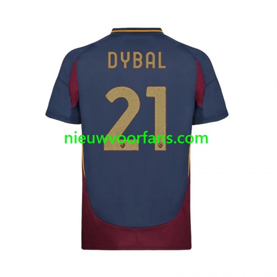 AS Roma Heren Shirt met Bedrukking Paulo Dybala 21 Derde 2024-2025 Korte Mouw