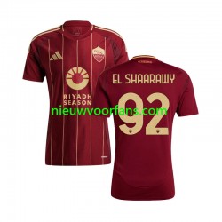 AS Roma Heren Shirt met Bedrukking Stephan El Shaarawy 92 Thuis 2024-2025 Korte Mouw