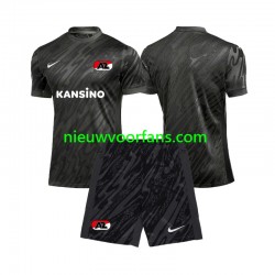 AZ Alkmaar Kind Shirt met Bedrukking Doelman Uit 2024-2025 Korte Mouw