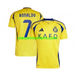 Heren Shirt met Bedrukking Al Nassr Cristiano Ronaldo 7 Thuis 2024-2025 Korte Mouw