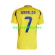Heren Shirt met Bedrukking Al Nassr Cristiano Ronaldo 7 Thuis 2024-2025 Korte Mouw