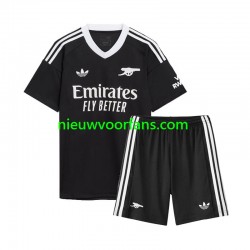 Arsenal Kind Shirt met Bedrukking Doelman Vierde 2024-2025 Korte Mouw