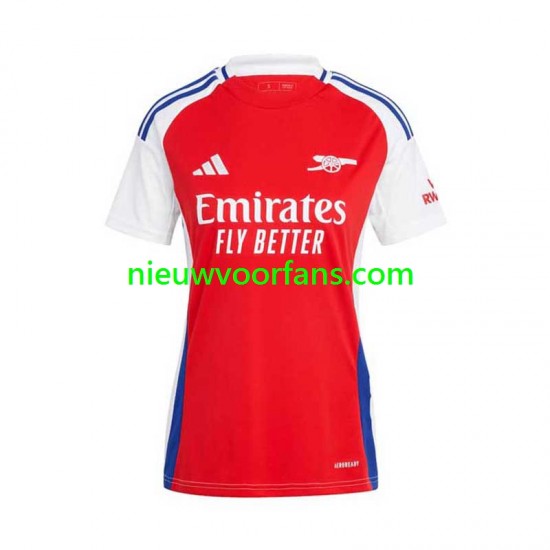 Arsenal Dames Shirt met Bedrukking Thuis 2024-2025 Korte Mouw