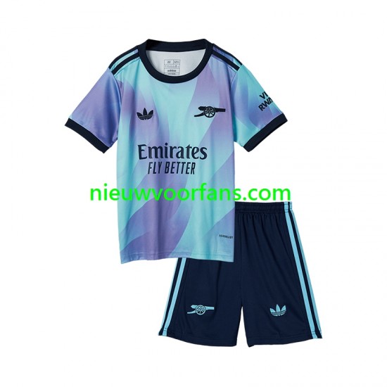 Arsenal Kind Shirt met Bedrukking Derde 2024-2025 Korte Mouw