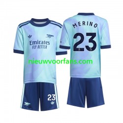Arsenal Kind Shirt met Bedrukking Merino 23 Derde 2024-2025 Korte Mouw