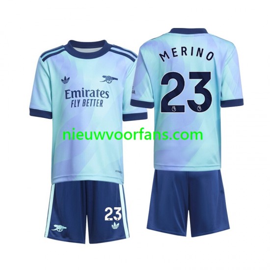 Arsenal Kind Shirt met Bedrukking Merino 23 Derde 2024-2025 Korte Mouw