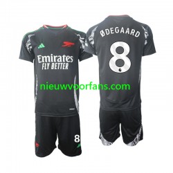 Arsenal Kind Shirt met Bedrukking Odegaard 8 Uit 2024-2025 Korte Mouw