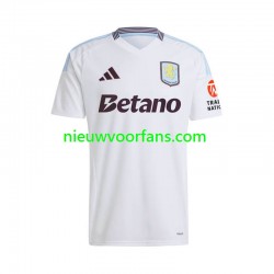 Aston Villa Heren Shirt met Bedrukking Uit 2024-2025 Korte Mouw