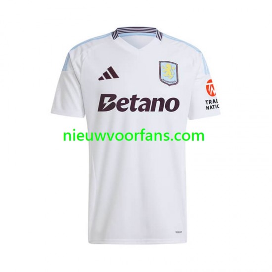 Aston Villa Heren Shirt met Bedrukking Uit 2024-2025 Korte Mouw