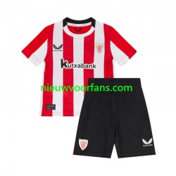 Athletic Bilbao Kind Shirt met Bedrukking Thuis 2024-2025 Korte Mouw