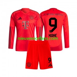 FC Bayern München Kind Shirt met Bedrukking Harry Kane 9 Thuis 2024-2025 Lange Mouw
