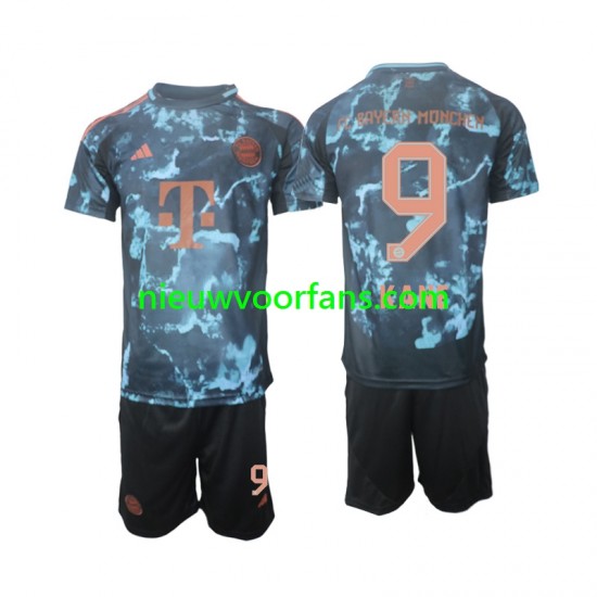 FC Bayern München Kind Shirt met Bedrukking Kane 9 Uit 2024-2025 Korte Mouw