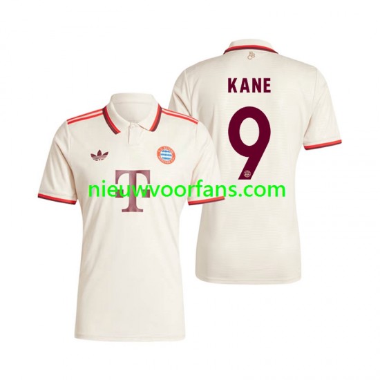FC Bayern München Heren Shirt met Bedrukking Kane 9 Derde 2024-2025 Korte Mouw