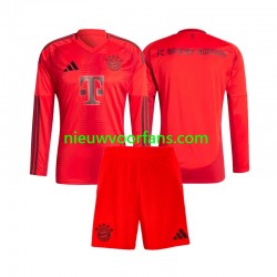 FC Bayern München Kind Shirt met Bedrukking Thuis 2024-2025 Lange Mouw