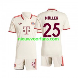 FC Bayern München Kind Shirt met Bedrukking Muller 25 Derde 2024-2025 Korte Mouw