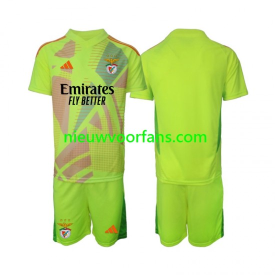 Benfica Kind Shirt met Bedrukking Doelman Thuis 2024-2025 Korte Mouw