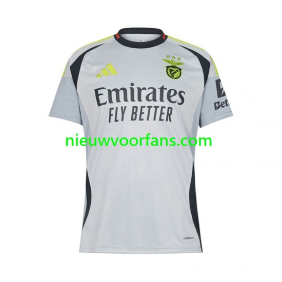 Benfica Heren Shirt met Bedrukking Derde 2024-2025 Korte Mouw