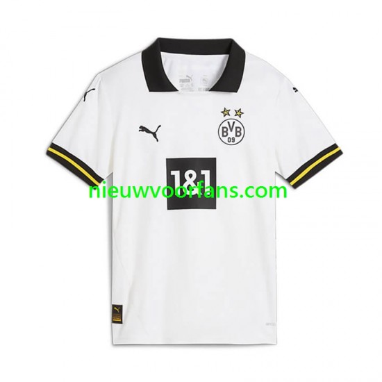 Borussia Dortmund Heren Shirt met Bedrukking Derde 2024-2025 Korte Mouw