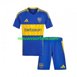 CA Boca Juniors Kind Shirt met Bedrukking Thuis 2024-2025 Korte Mouw