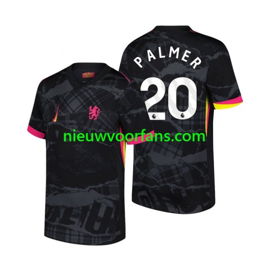 Chelsea Heren Shirt met Bedrukking Cole Palmer 20 Derde 2024-2025 Korte Mouw
