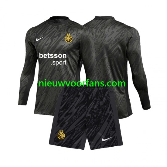 Chelsea Kind Shirt met Bedrukking Doelman Uit 2024-2025 Lange Mouw